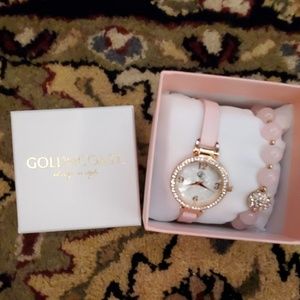 Gold Coast watch and bracelet